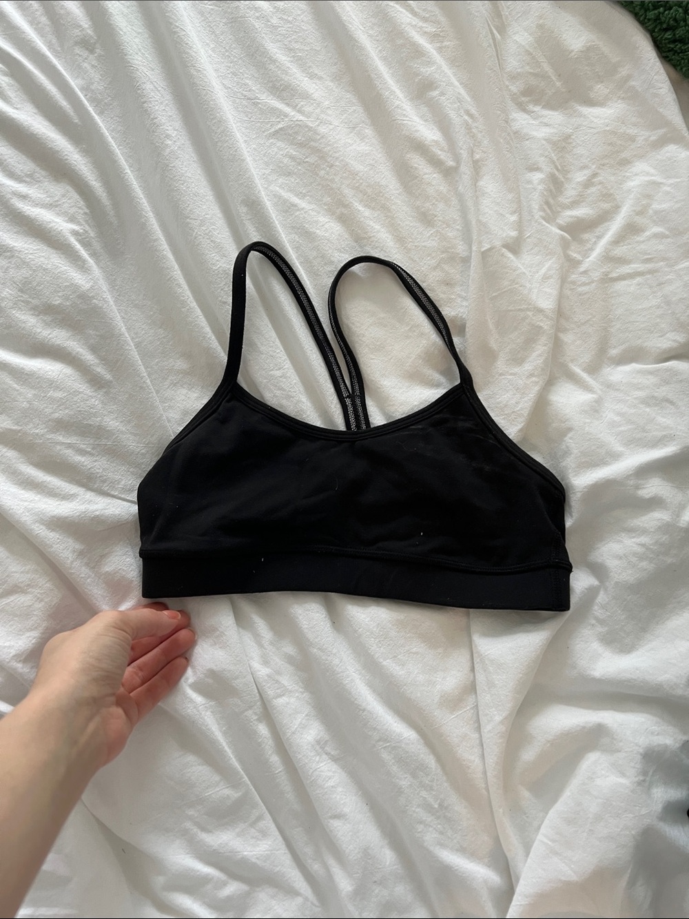 lululemon athletica Black Strappy Sports Bra